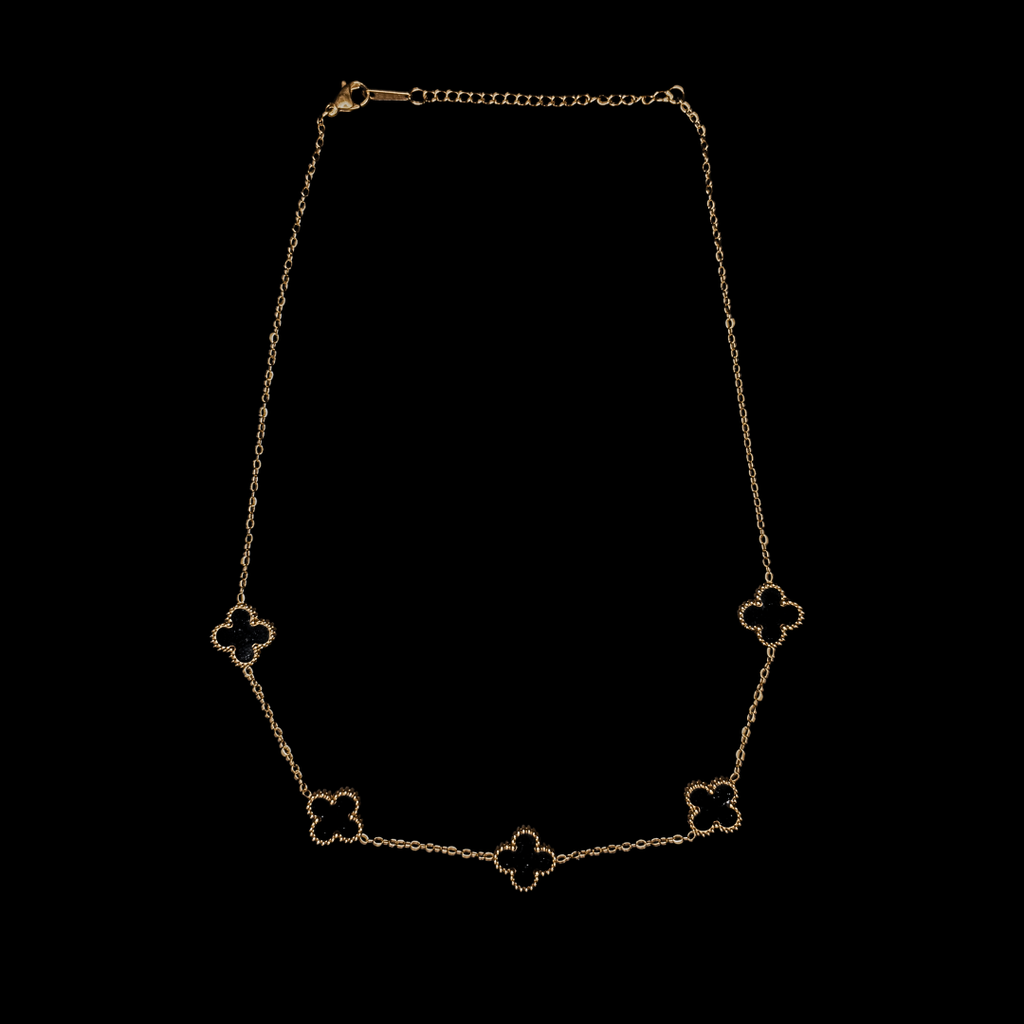 Collar negro dorado (actualizar)