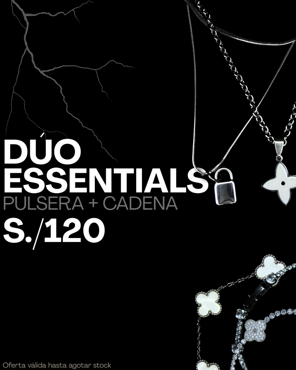 DÚO ESSENTIALS - Pulsera + Cadena